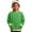 a-Green51, variant on FINALGANG Boys Girls Sweatshirt Kids Solid Color Crewneck Sweatshirt With Fuzzy Trim Kangaroo Pocket Long Sleeve Soft Relaxed Fit Pullover For Festive Daily Wear Activities Trendy Top