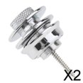 thumbnail image 1 of 2x bloqueo correa guitarra cabeza pna, piezas bloqueo correa para bajo guitarra acústica éctrica, dorado/pteado/negro , Pta 2 piezas, 1 of 7