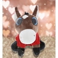 thumbnail image 2 of DolliBu I Love You Sparkling Big Eye Horse Plush Stuffed Animal - 8 inches, 2 of 6