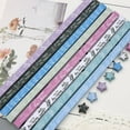 thumbnail image 3 of 540 Sheets Kids Gift Best Wishes Cartoon Scrapbooking Colorful Single Sided Star Paper Strip Folding Star Lucky Star Origami Star Origami Paper 6, 3 of 8