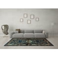 thumbnail image 3 of Ahgly Company Indoor Rectangle Persian Light Blue Traditional Area Rugs, 8' x 12', 3 of 4