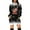 Black, variant on Fiaer Womens Sweatshirts Dress Christmas Hoodie Reindeer Printed Oversized Long Sleeve Trendy Comfort Tops with Pocket Red XL