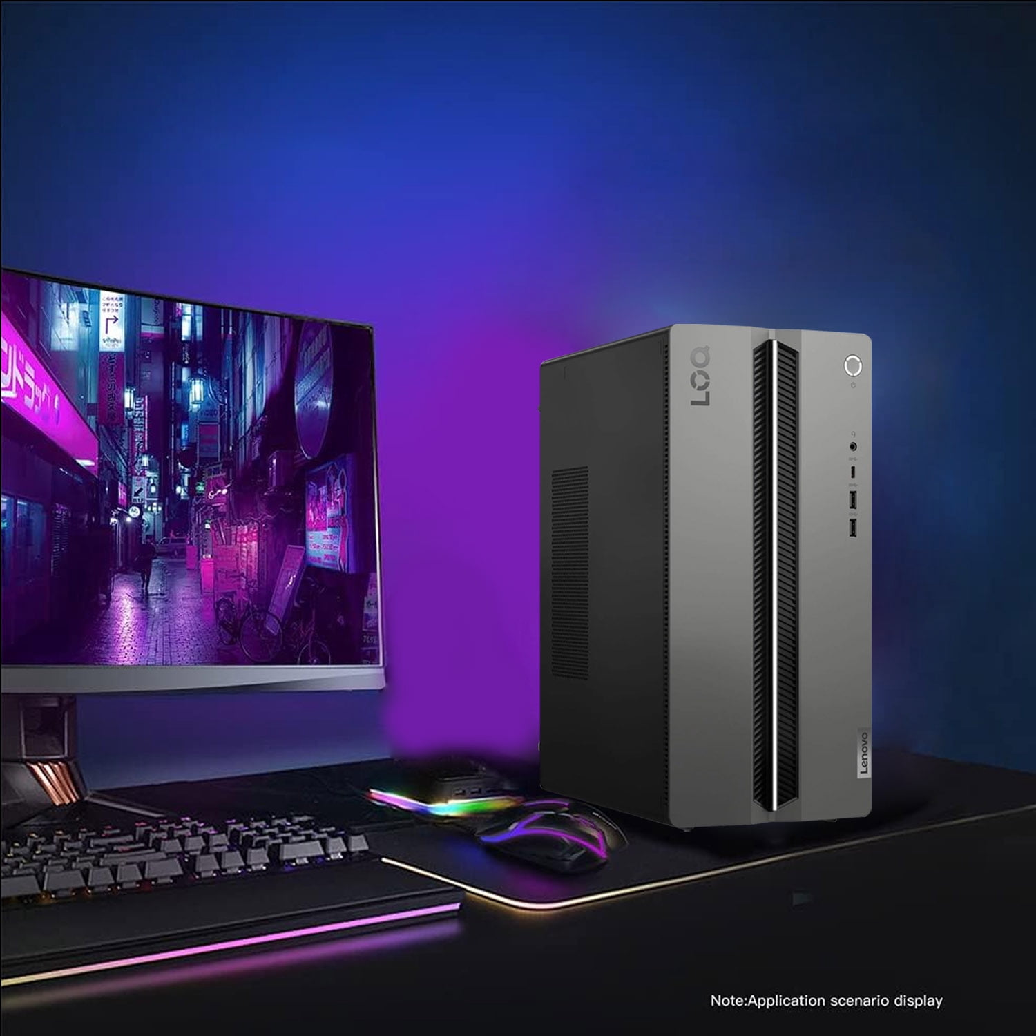 Lenovo LOQ Gaming Desktop, Intel Core i5-14400F, NVIDIA GeForce