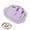 Purple, variant on Stainless Steel Rolled Ice Cream Maker Kit for Home Use, DIY Instant Ice Cream Roll Tray with 2 Scrapers for Yogurt & Sorbet