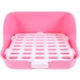 thumbnail image 3 of Bunny Pet Litter Box Rabbit Training Toilet Cage Toilet Tray Small Animals Litter Box, 3 of 4