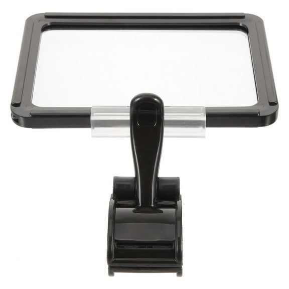 TOYMYTOY Black Clip on Sign Holder for Supermarket Merchandise Sign Display Plastic