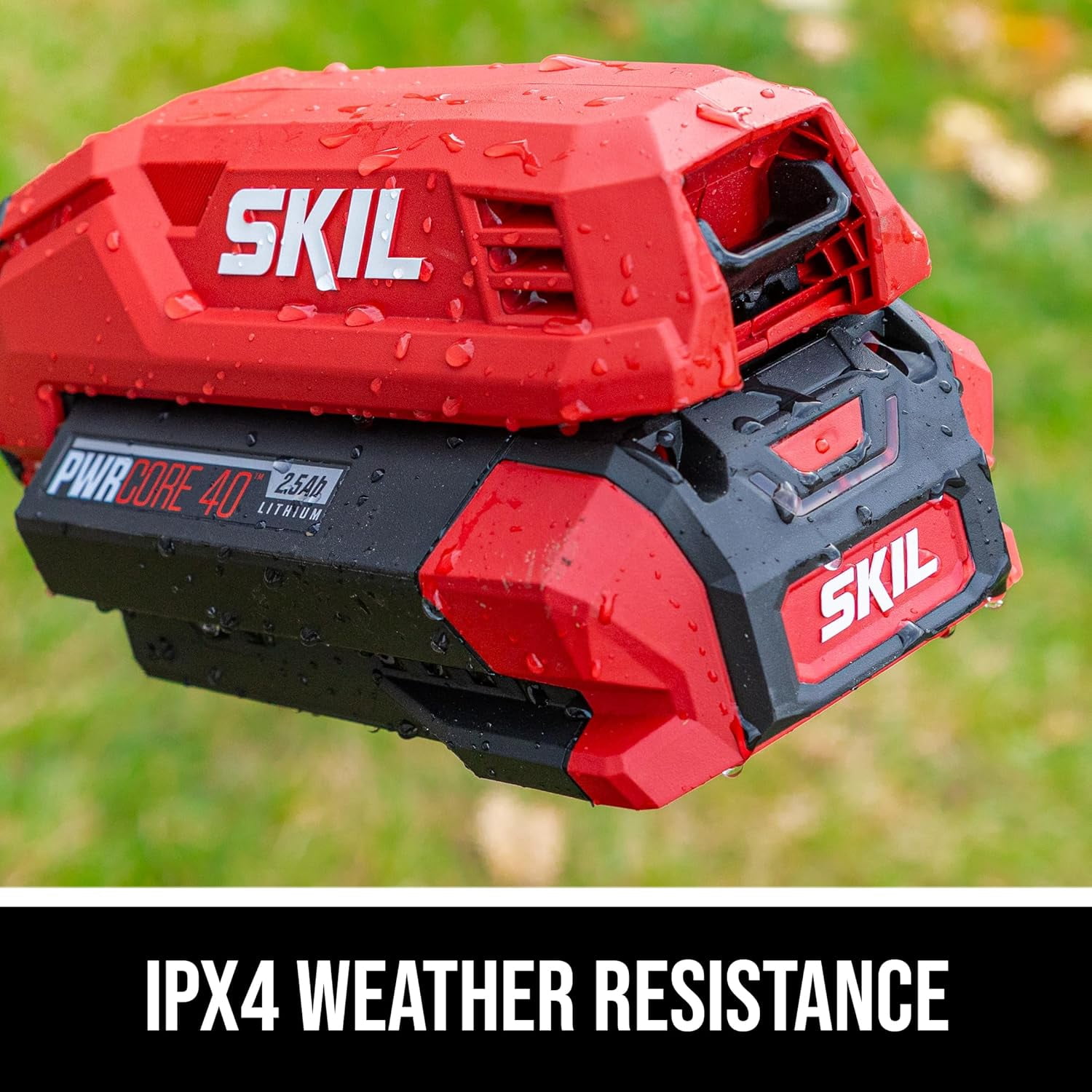 SKIL PWR CORE Brushless 40V 14-inch String Trimmer and Leaf Blower Kit, with Battery and Charger, CB1400C-11