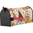 thumbnail image 3 of Happy Fall Magnetic Mailbox Covers 18" X 21", Autumn Gnomes with Pumpkin Fall Maple Leaves Farmhouse Mailbox Wraps Standard Size Thanksgiving Harvest Letter Box Cover for Holiday Banquet Party Decor, 3 of 6