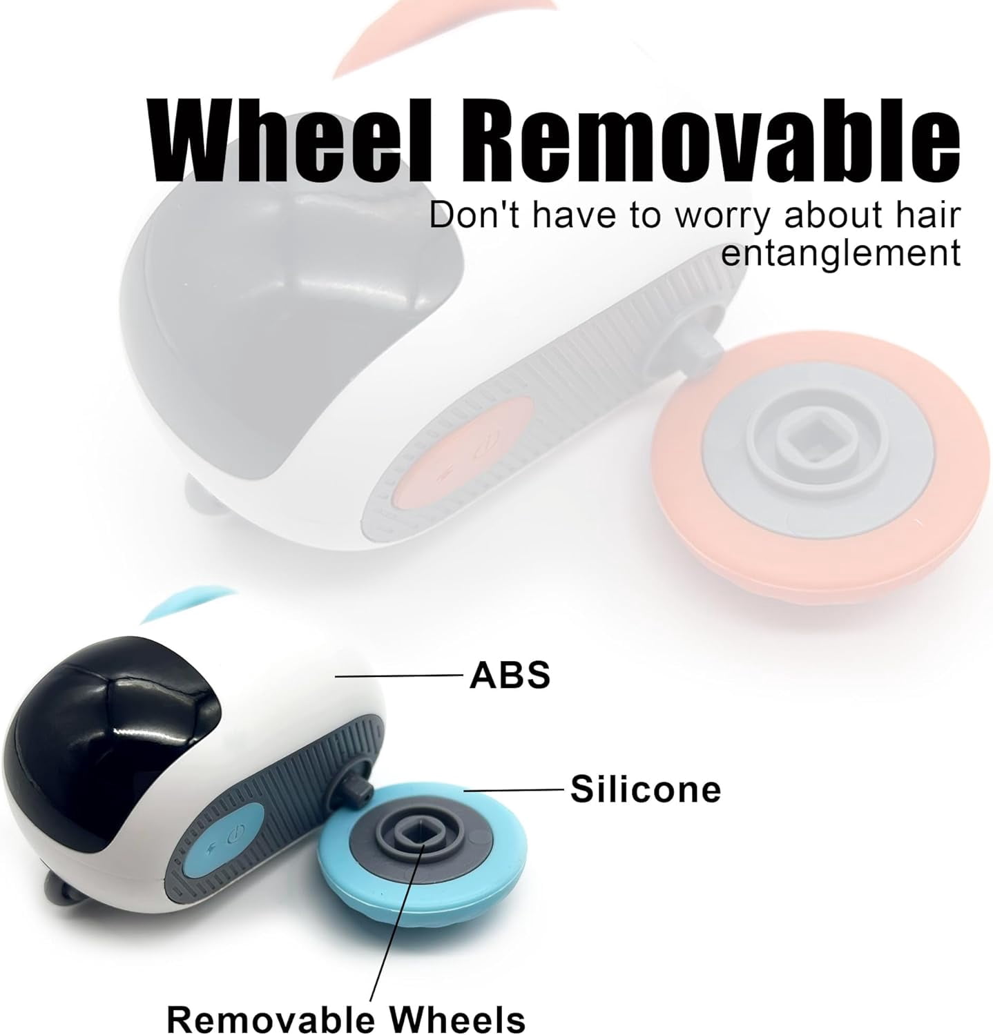 Interactive Robotic Cat & Dog Toy Set - 2-in-1 Automatic Rolling Ball & Motorized Car with Feathers, USB Rechargeable Smart Pet Companion for Bored Indoor Cats, Great for Hard Floors & Wood Surfaces