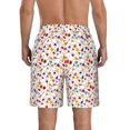 thumbnail image 3 of KLL Drink And Cocktail Glasses Men's Casual Summer Beach Shorts Hawaiian Shorts with Pockets-XX-Large, 3 of 5