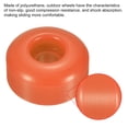 thumbnail image 3 of Unique Bargains Roue de Skateboard 52mm Roues de Rue pour Skateboards Roues de Cruiser 95A, Orange Lot de 4, 3 of 4