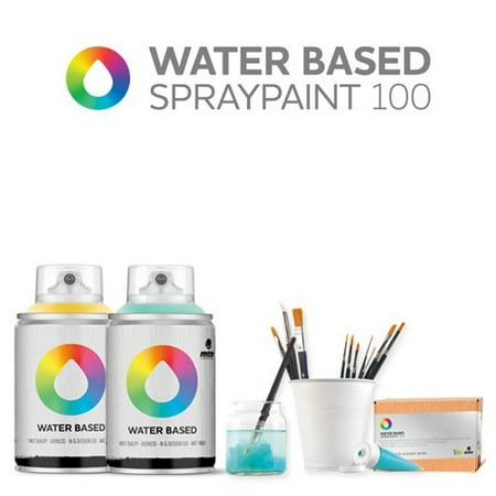 MONTANA COLORS SPAIN EX011W2004M WATER BASED SPRAY 100ML AZO ORANGE