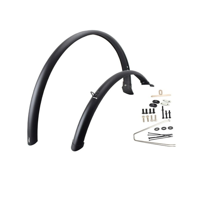 ZLight 2Pcs Road Bicycles Fenders Full Cover Mountain Bike Rings Guards With 2 Mud Quick Release Without 2 Rings