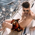 thumbnail image 2 of luoweisi Men's Beach Shorts Quick Dry Swim Trunks with Mesh Lining Squirrel S, 2 of 5