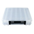 thumbnail image 2 of Double Side Tackle Carrying Case Large Clear Fishing Lures Storage Box Waterproof Tackle Organizers Tackle Tool Case, 2 of 11