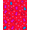 Red, Pattern 1, variant on ODIKA 8'x10' Machine Washable Non-Slip Area Rug, Adorable Kitty Paw Print Trail with Glowing Accent Features High Traffic Rug, Pink, 617233