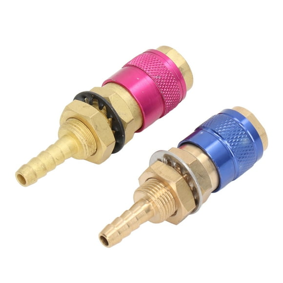 Gas Adapter Portable Brass Quick Connector with Plug for PTA DB MIG TIG Welding Torch