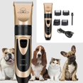 thumbnail image 1 of Cortadora De cabellero Para Perros Y Mascotas, Cortadora De Afeitar, 1200 MAh, profesion, 5 Velocidades Con 4 Peines Yinane Maquinilla de afeitar Clippers de bajo ruido, 1 of 8