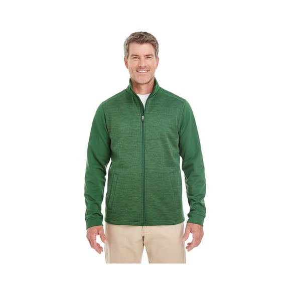 Men's Newbury Colorblock Mélange Fleece Full-zip