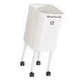 thumbnail image 1 of Cubo de basura con ruedas Contenedor de basura Cómodo Robusto Durabilidad Ergonómico Práctico Blanco, 1 of 9