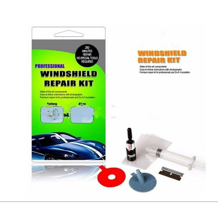 Sikeo Windscreen Windshield Repair Tool DIY Car Kit Wind Glass For Rock Chip and Small