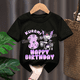 thumbnail image 3 of Camisetas Kuromi, ropa para niñas, camisetas kawaii con números del 1 al 10, ropa para fiestas de cumpleaños, ropa para niños, camisetas de verano de manga corta, regalo, 3 of 5