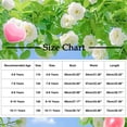 thumbnail image 3 of Girls Embroidered Tulle Dress Tie Strap Floral Ruffle Aline Dress Sleeveless Formal Birthday Party Dresses Dark Blue, Size 9-10, 3 of 6