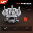 thumbnail image 6 of A-Premium Front Wheel Bearing and Hub Assembly with ABS & 5-Lug Compatible with Lexus IS200t 2016-2017, IS250 2014-2015, IS300 2018-2020, IS350 2014-2020, 6 of 9