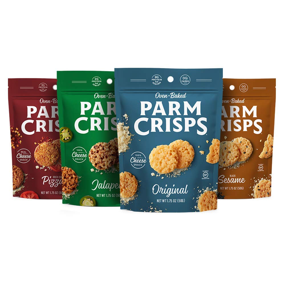 ParmCrisps, Made From 100 Real Parmesan Cheese, Gluten Free, Sugar