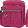 thumbnail image 6 of Xeie Thuk Women's Simple Nylon Multi Pocket Solid Color Casual Crossbody Bag Crossbody Bag, 6 of 8