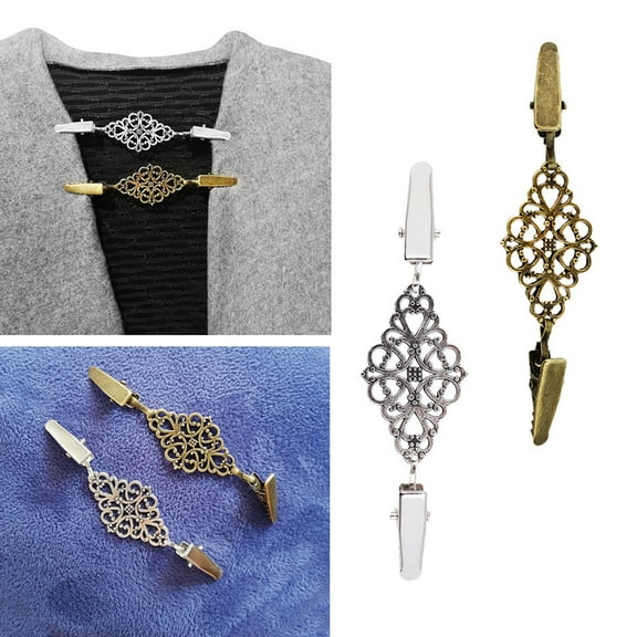 Worgeous  Cardigans for Women Shawl Clasp Sweater Clip Connection Buckles Miss