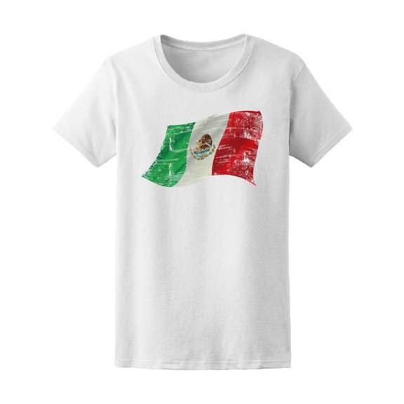 Mexican Flag Grunge Tee Men's -Image by Shutterstock
