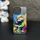 thumbnail image 4 of Fashion Graffiti iPhone15 Case Suitable for iPhone14 13Pro Max Models Cartoon Animal Pattern Matte Plated Soft Silicone Material, 4 of 5
