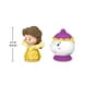 thumbnail image 3 of Set de figuras Fisher-Price Little People Princess Belle & Mrs Potts, 3 of 5
