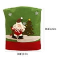 thumbnail image 3 of Moocorvic Christmas Decor Chair Covers Dining Seat Cover Santa Claus Home Party Decor, 3 of 3