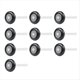 thumbnail image 1 of Paquete de 10 Rodillos de Nailon para Puerta de Garaje de 2 Pulgadas y 4 Pulgadas de Vástago, con Cojinetes de Precisión con Sellos Dobles 6200-, 1 of 5