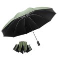 thumbnail image 1 of Umbrella Windproof Travel Umbrella Compact Folding Reverse Umbrella, 1 of 6