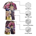 thumbnail image 3 of Kids Yu-Gi-Oh Short Sleeve T-Shirt And Shorts Outfit Set Athletic Mesh Shorts Set for Boys, 3 of 7