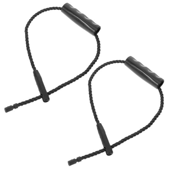 AURARMLET 2Ud Asa Para Balde Negro Con Cuerda De Resistente Y Simple Que