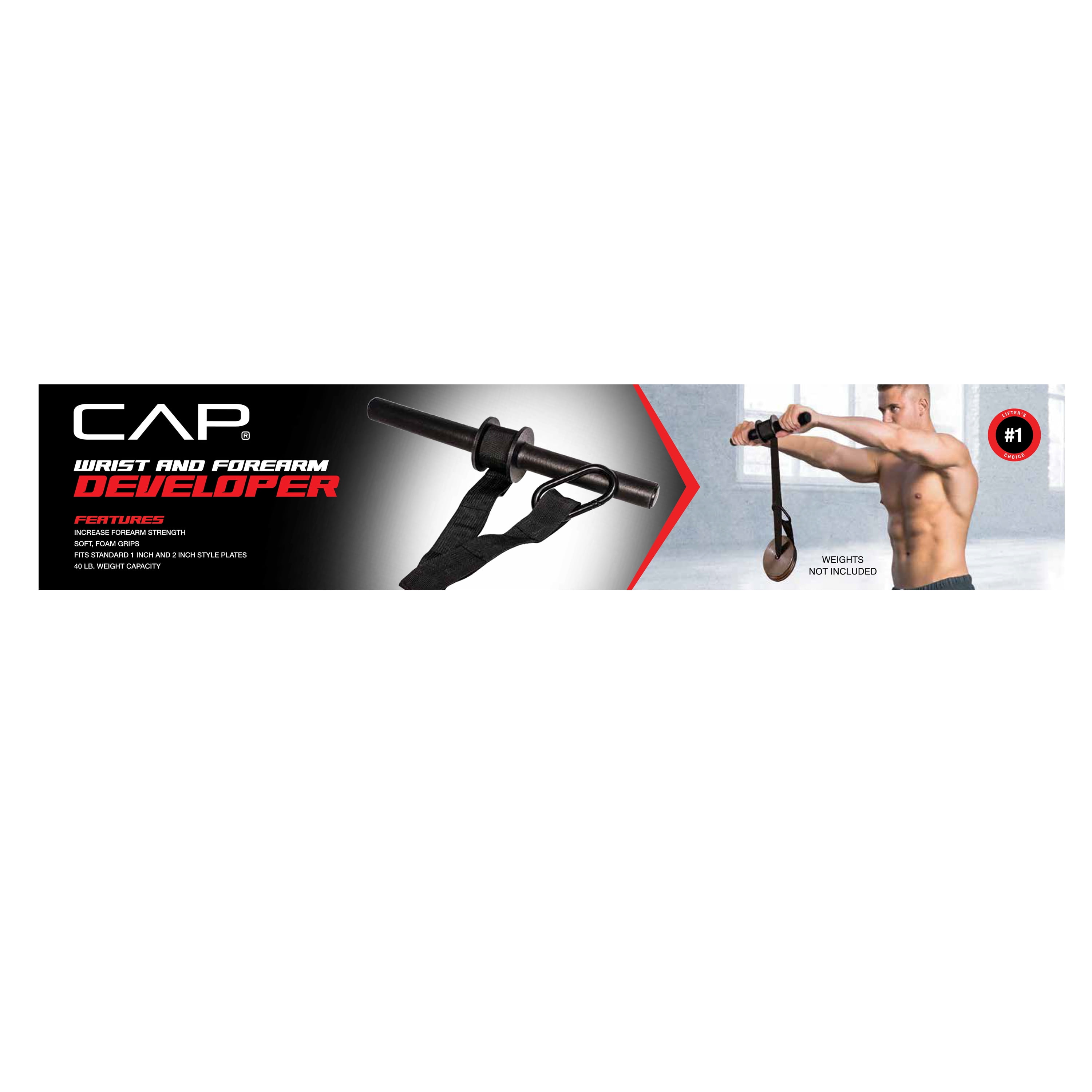 CAP Wrist and Forearm Developer with Nylon Strap and Clip