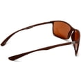 thumbnail image 3 of Square Sport Sunglasses With Flex Brown Rubber Frame - Brown, 3 of 4