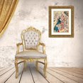 thumbnail image 3 of Yoshitoshi, Tsukioka 24x32 Gold Ornate Wood Framed with Double Matting Museum Art Print Titled - Maple leaf gathering, 3 of 4