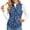 Candy Cane Snowflake, variant on with Pockets Outerwear Vest Coats for Fall Work, Cow Print Polyester Fabric Lightweight Women's quilted jacket vest