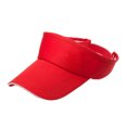 thumbnail image 1 of Blank Sun Visors Adjustable Sports Sun Hat for Travel Exercises(Red), 1 of 9