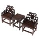 thumbnail image 4 of 2 Juegos 1/6 Dollhouse Vintage 2 Y 4 Sillones Dark F, 4 of 8