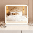 thumbnail image 6 of 22x32 inch Smart LED Vanity Mirror with Memory Function - 3 Color Modes & Dimmable Brightness, Touch Control, USB Port, Aluminum Frame, 6 of 7