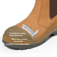 thumbnail image 4 of TAN802 6" Soft Toe Pull On Mens Work Boots, Lightweight Water Resistant Anti-Puncture Oil Resistant Chelsea Work Shoes, 4 of 8