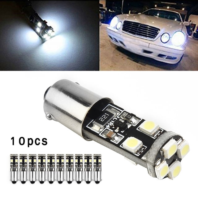 MYG 10xCar Error-free LED Parking Light Bulb For Mercedes-Benz W210 E55 AMG BA9S h6w