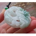 thumbnail image 4 of Certified Green Burma 100% Natural A Jade jadeite pendant Fish Lotus Flower Leaf Necklace 597314 TN, 4 of 10