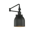 thumbnail image 2 of Trade Winds Lighting 1-Light Wall Sconce In Black, 2 of 8